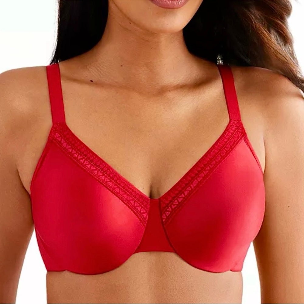 - Wacoal 42F Red Perfect Primer Underwire Bra! NEW!